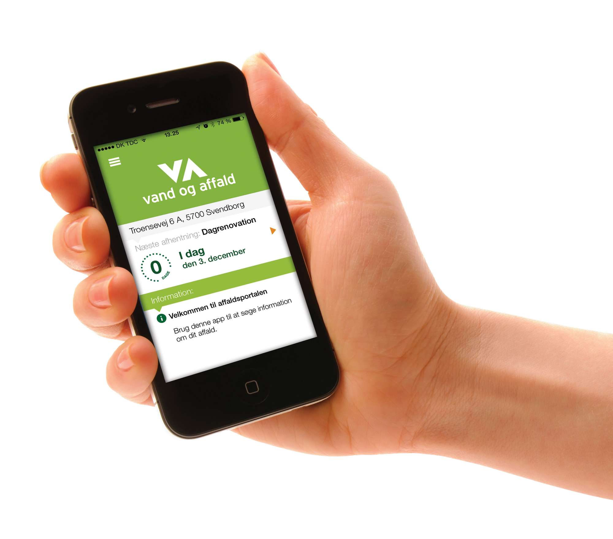 Tilmeld dig beskedservice