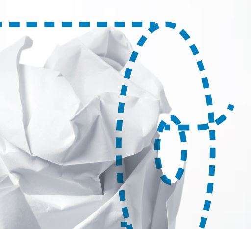 Gi' papiret igen (hvidt krøllet)