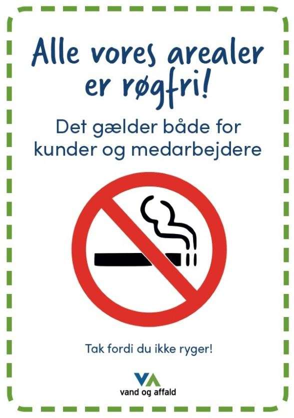 Vand og Affald er røgfri arbejdsplads