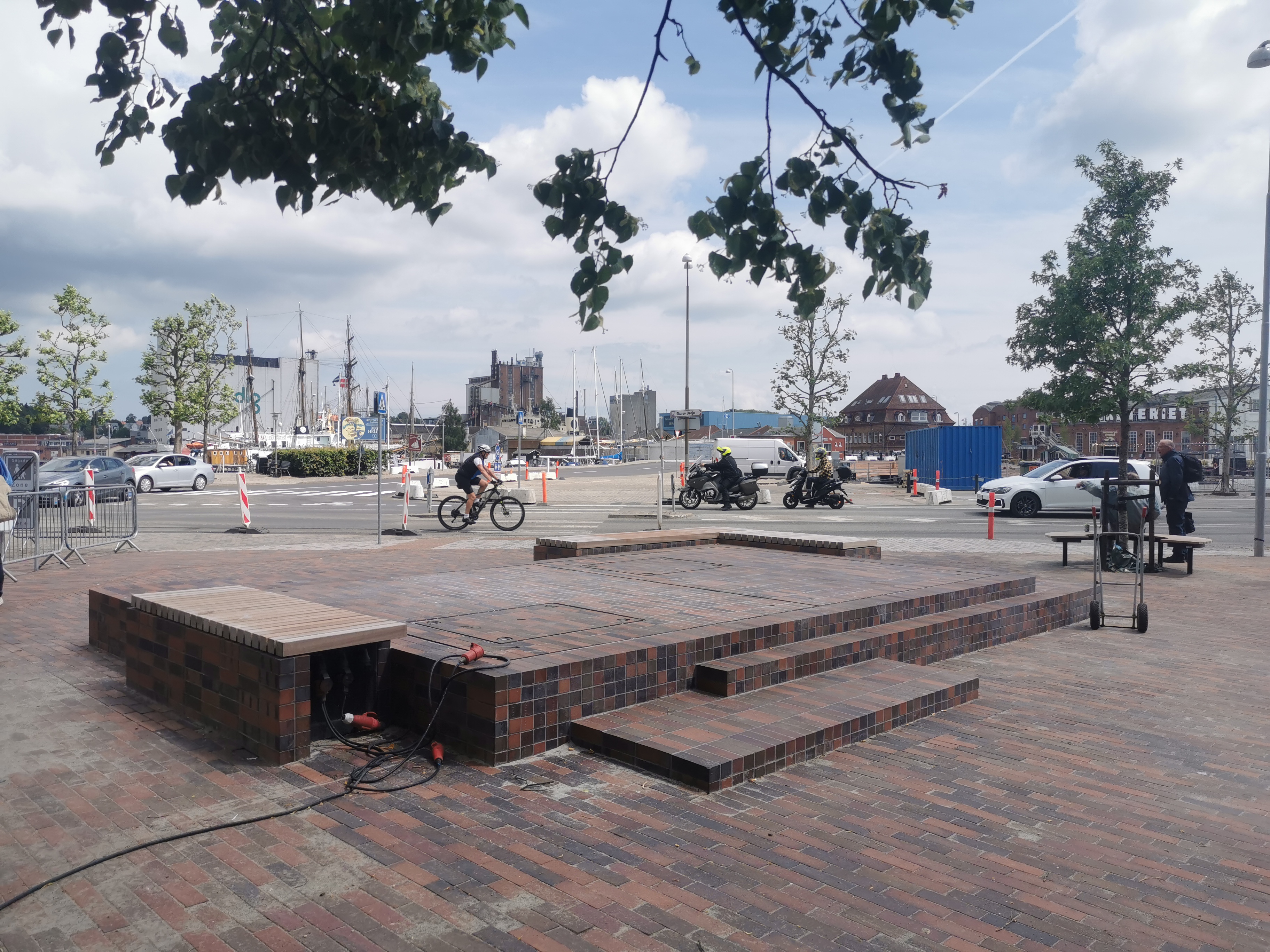 Nyt, rekreativt bygningsværk skal reducere oversvømmelser på havnen