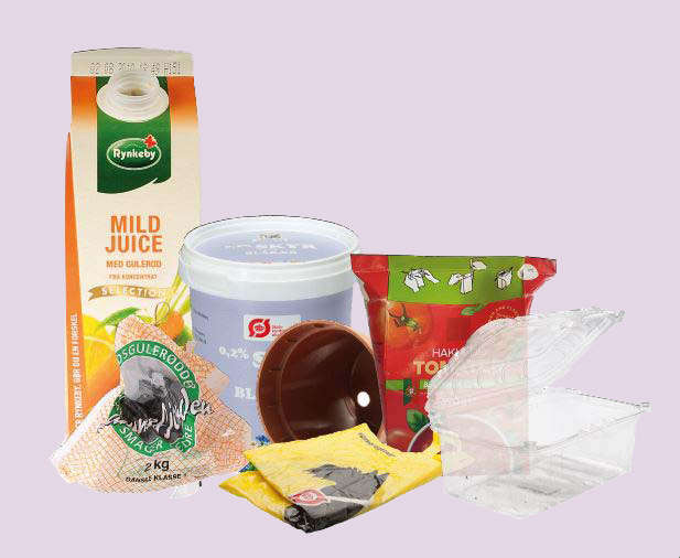 Plast og kartoner til Genbrugsbilen